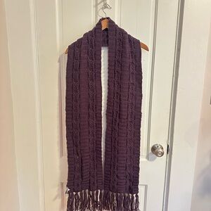 GAP Purple Knit Scarf